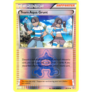 Team Aqua Grunt - 26/34 - Uncommon - Reverse Holo