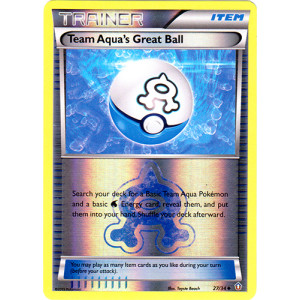 Team Aquas Great Ball - 27/34 - Uncommon - Reverse Holo