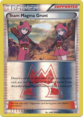 Team Magma Grunt - 30/34 - Uncommon - Reverse Holo