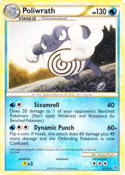 Poliwrath - 21/95 - Rare