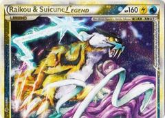 Raikou and Suicune LEGEND (Top) - 92/95 - Rare Holo Legend