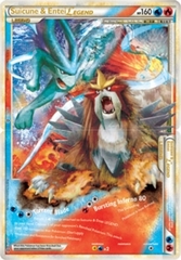 Suicune and Entei LEGEND (Both Halves) - 94+95/95 - Rare Holo Legend