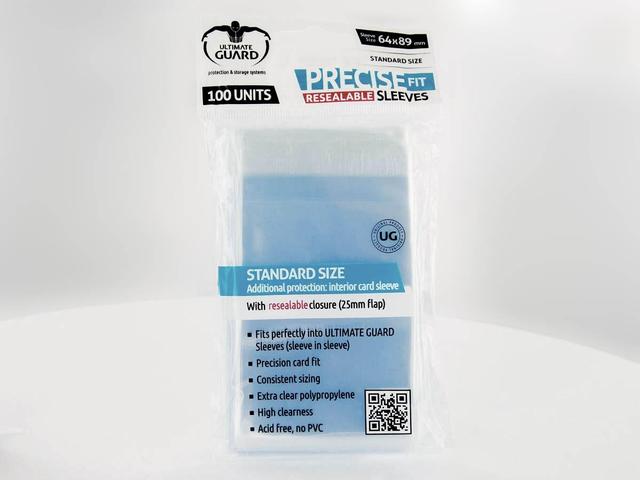 Ultimate Guard - PRECISE FIT SLEEVES - Standard RESEALABLE SLEEVES