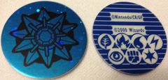 Blue Starmie Circle Holo Collectable Coin