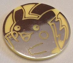 Yellow Pikachu Collectable Coin