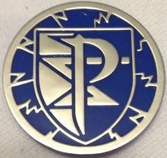 Blue and Silver Plasma Storm Collectable Coin