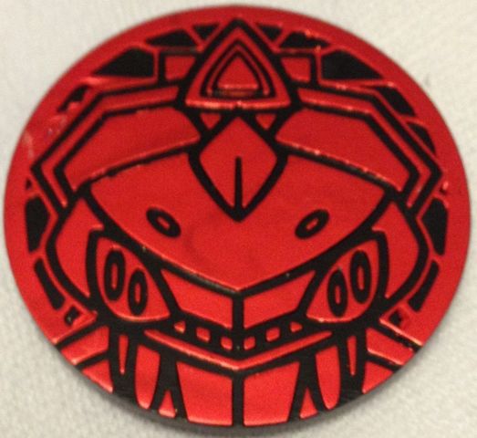 Red Genesect Collectable Coin