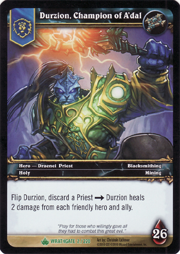Durizon, champion of Adal