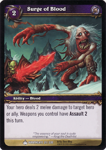 Surge of Blood