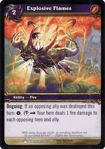 Explosive Flames
