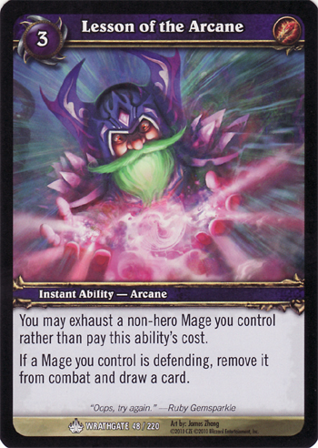Lesson of the Arcane