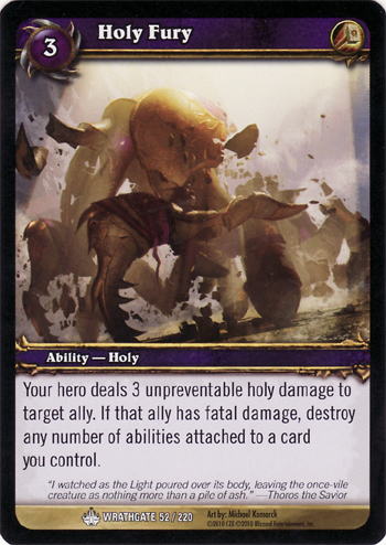 Holy fury