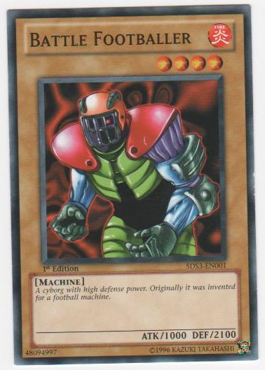 Battle Footballer - 5DS3-EN001 - Common - 1st Edition