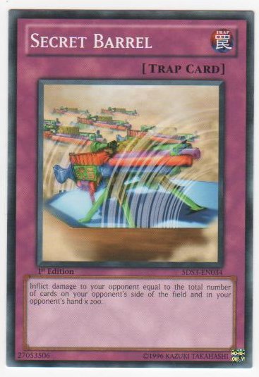 Secret Barrel - 5DS3-EN034 - Common - 1st Edition