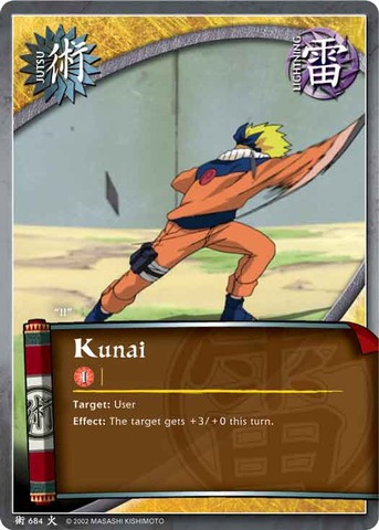 Kunai - J-684 - Common - 1st Edition