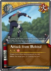 Attack from Behind - J-687 - Uncommon - 1st Edition