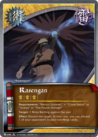 Rasengan - J-696 - Rare - 1st Edition