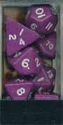 7 Piece Opaque - Purple