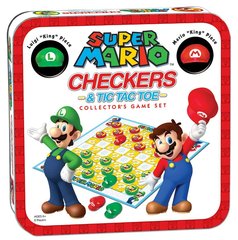 Super Mario Bros Checkers & Tic Tac Toe Combo