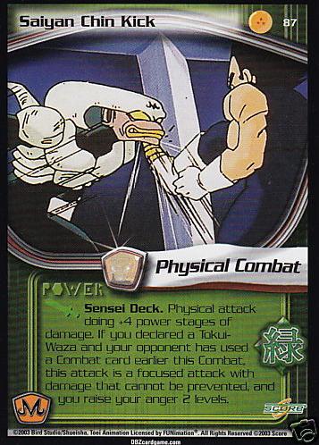 Saiyan Chin Kick - 087 - Limited Edition