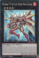 Number 79: Battlin' Boxer Nova Kaiser - WSUP-EN014 - Super Rare - 1st Edition