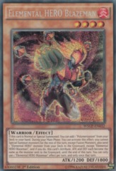 Elemental HERO Blazeman - WSUP-EN032 - Prismatic Secret Rare - 1st Edition