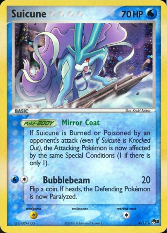 Suicune - 4 - Holo Rare