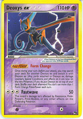 Deoxys-EX (Speed) - 17 - Holo Rare - Reverse Holo