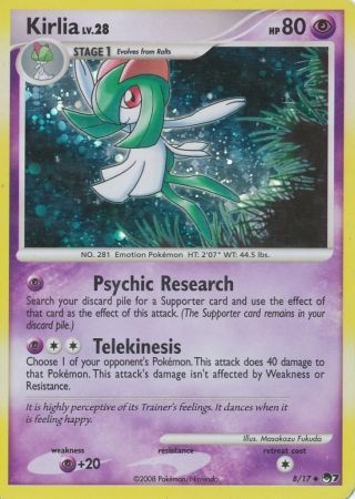 Kirlia - 8 - Uncommon - Cosmos Holo