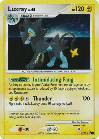 Luxray - 3 - Rare - Cosmos Holo