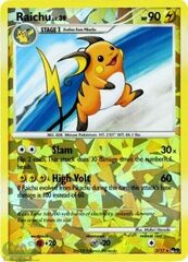 Raichu - 3/17 - Rare - Cracked Ice Reverse Holo