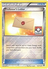 Professor's Letter 123/146 Crosshatch Holo Promo - 2015 Pokemon League