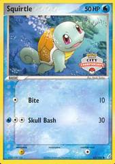 Squirtle 63/100 Non-Holo Promo - 2007 City Championships