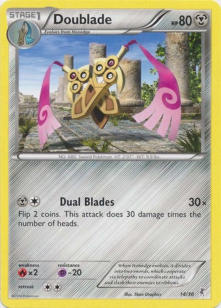 Doublade - 14/30 - XY Trainer Kit (Bisharp)