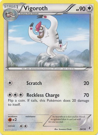 Vigoroth - 28/30 - XY Trainer Kit (Bisharp)