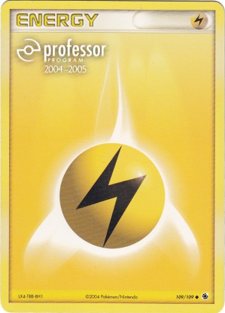 Lightning Energy - 109/109 - Promotional - Professor Program 2004-2005