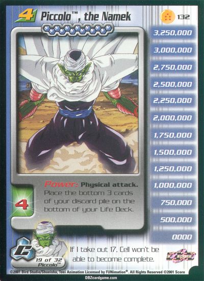 Piccolo, the Namek (Level 4) - 132 - Limited Edition