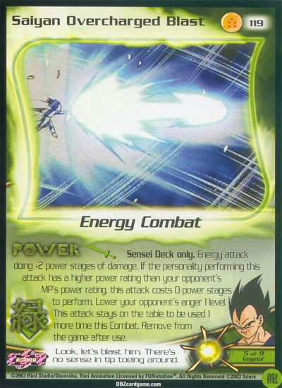 Saiyan Overcharged Blast - 119 - Limited Edition