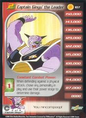 Captain Ginyu the Leader (Level 2) - 107 - Limited Edition