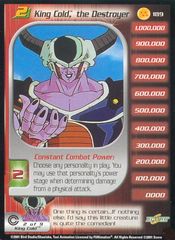 King Cold, the Destroyer (Level 2) - 189 - Limited Edition