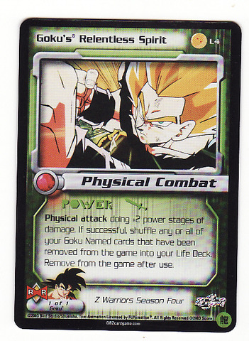 Gokus Relentless Spirit - L4