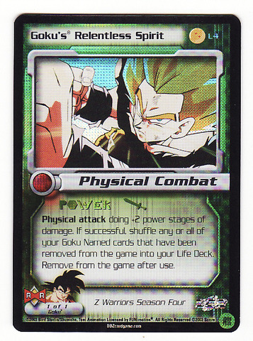 Gokus Relentless Spirit - L4 - Foil