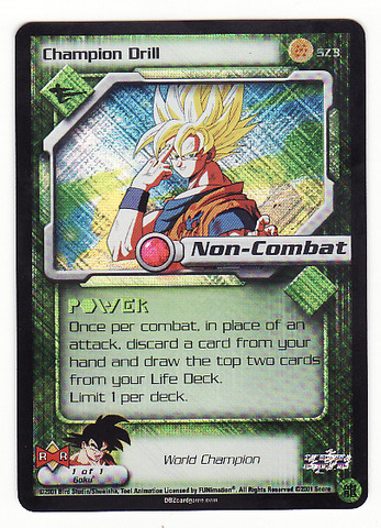 Champion Drill SZ3 Dragon Ball Score Z Singles Scoring Zone Promos Goat Card Shop