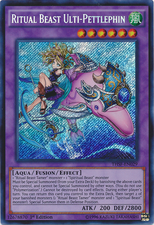 Ritual Beast Ulti-Pettlephin - THSF-EN029 - Secret Rare - Unlimited Edition