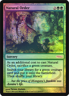 Natural Order - Foil DCI Judge Promo