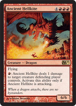 Ancient Hellkite - Foil - Launch Promo