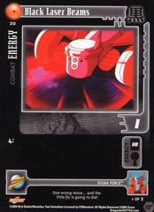 Black Laser Beams - 20 - Limited Edition - Flat Foil