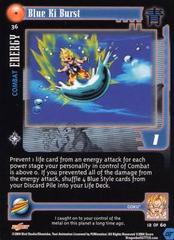 Blue Ki Burst - 36 - Limited Edition - Flat Foil