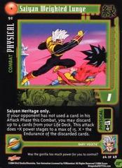 Saiyan Weighted Lunge - 92 - Limited Edition - Flat Foil