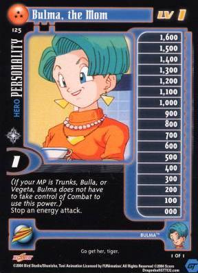 Bulma, the Mom (Level 1) - 125 - Limited Edition - Flat Foil